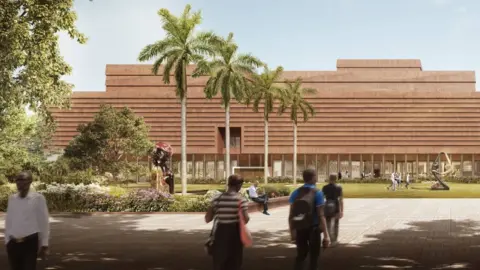 Adjaye Associates An artist's impression of the planned museum in Benin City