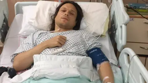 Vicky Compton Eddie Huntley after kidney transplant