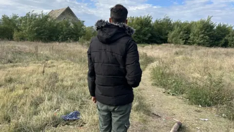 Afghan migrant Samir in Horgos