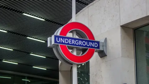 BBC London underground sign