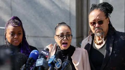 Reuters Mr Townsend's daughter spoke outside court