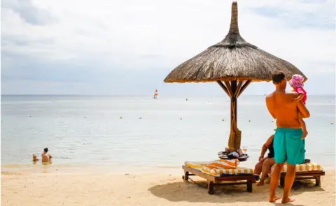 Getty Images Mauritius beach