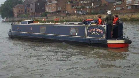 Hilary Whitby Clara Grace narrow boat