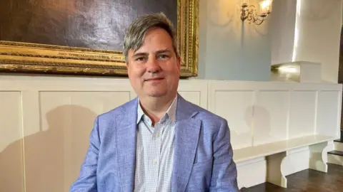 Imogen Lee/BBC Lib Dem candidate James Sandbach