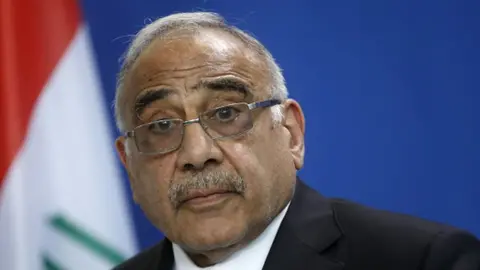 Getty Images Iraq's Prime Minister Adel Abdel Mahdi has called for calm after three days of deadly protests