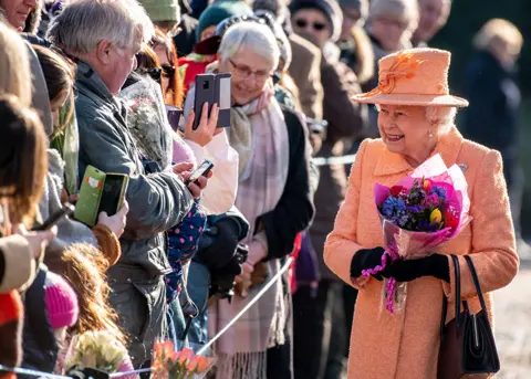 Matthew Usher The Queen meeting the public at West Newton in 2019