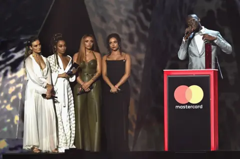 Getty Images The band presented Stormzy with British Male Solo Artist