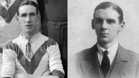 Pages of the Sea Private William Jonas (L) and Second Lieutenant Hugh Carr (R)