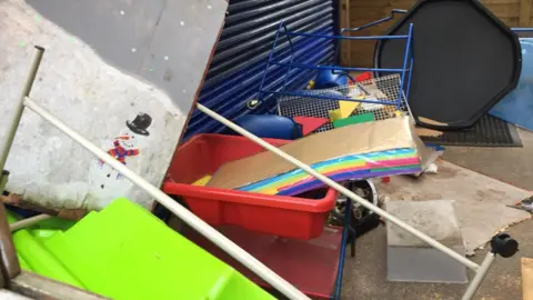 St John the Baptist outdoor damage