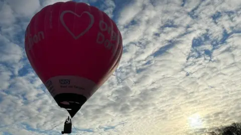 Nottingham Organ Donation Team The balloon has flown nine times since its inaugural launch in March