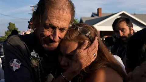 AFP Antonio Basco and an attendee