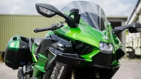 North YOrkshire Police North Yorkshire Police H2 Kawasaki unmarked motorbike