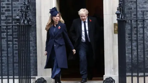 Reuters Carrie Symonds and Boris Johnson