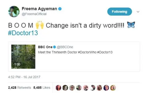 Twitter/FreemaOfficial Freema Agyeman tweeted: "BOOM Change isn't a dirty word!!!!"