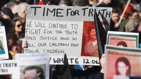 Pacemaker Victims' rally in Belfast on Sunday 25 February 2018