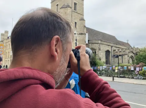 Orla Moore/BBC Peregrine falcon photographers