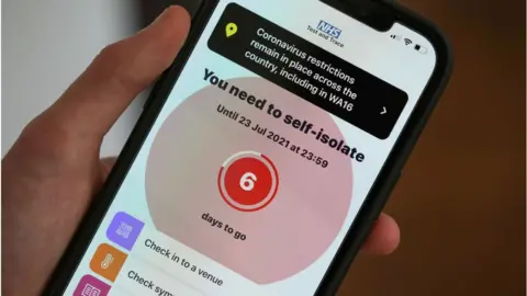 Getty Images NHS Test and Trace app