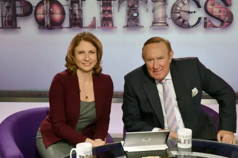 Jo Coburn and Andrew Neil