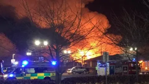 The fire at the George Bryant Centre