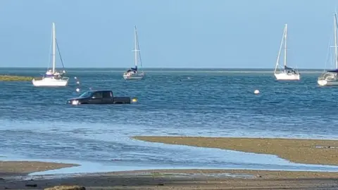 Moelfre Coastguard car