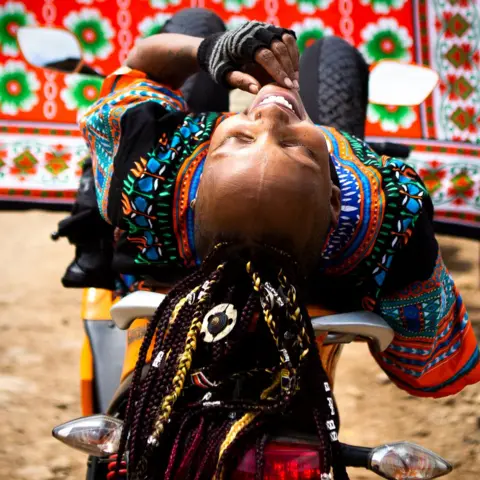 Katie Cashman Kenyan biker BlazeLife