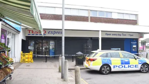 Bedfordshire Police Tesco in Sundon Park, Luton