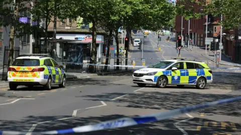 Nottinghamshire Police Police cordon