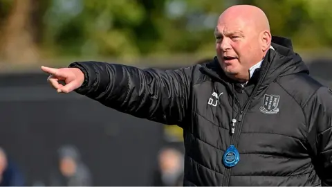 Ballymena United manager David Jeffrey