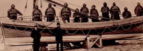 Caister Lifeboat Service Traditional rescue crew