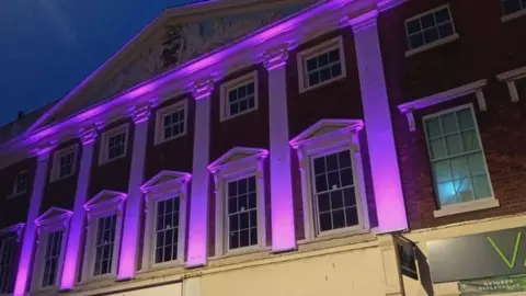 Hull City Council 4-6 Whitefriargate, Hull is one of four buildings being lit up each evening