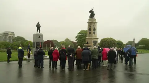 Falklands War service in Plymouth