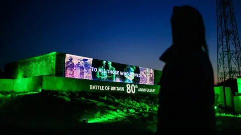 RAF Benevolent Fund Battle of Britain light show