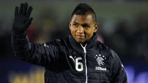Rangers striker Alfredo Morelos
