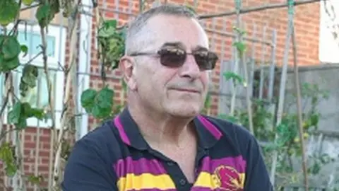 They visit him at his allotment and steal strawberries