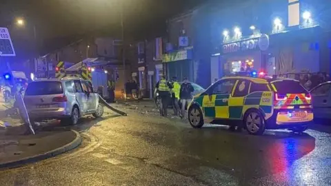 Bolton crash: Driver critically hurt in three-car collision