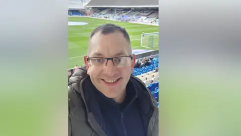 Kieran Chatten Kieran Chatten at the Posh grounds