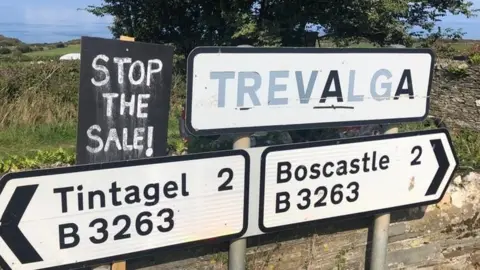 BBC Trevalga sign