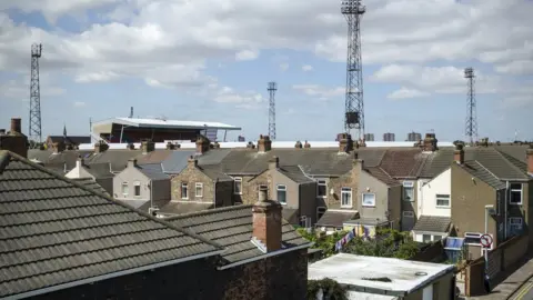 Robert Brook/Getty Images Houses in Grimsby