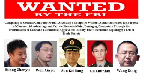 US Federal Bureau of Investigation Chinese hackers