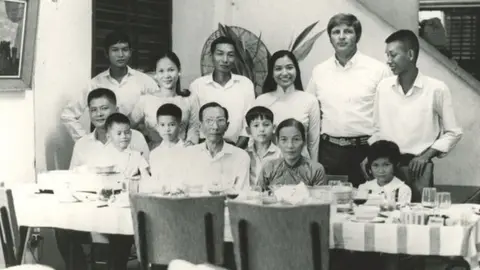 Dick Swanson Dick Swanson and Germaine with her family in Saigon