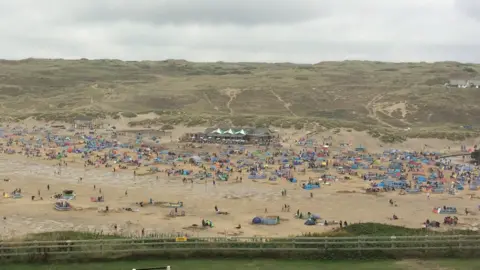 BBC Perranporth beach