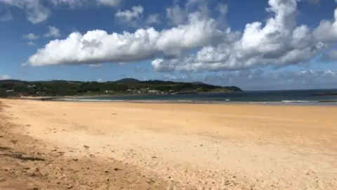 BBC News Culdaff beach