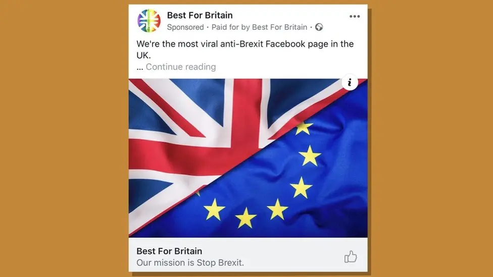 Facebook Best for Britain ad