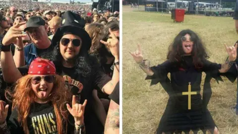 Maxine Smetherhem Stephen and Bryan Smetherhem at Download in 2018