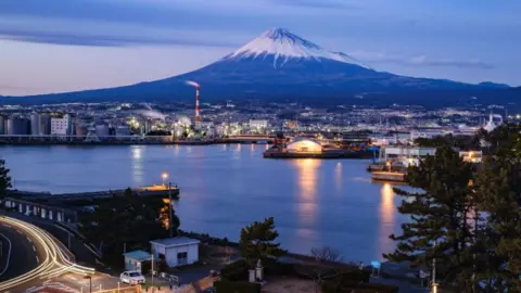 Getty Images Mount Fuji is Japan's highest mountain at 3,776 meters.