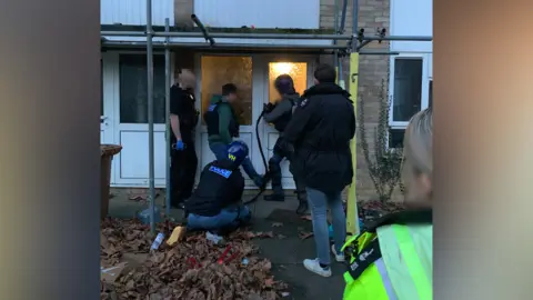 Hertfordshire Police Police raid