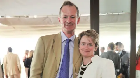 Getty Images John Penrose MP and his wife Dido Harding