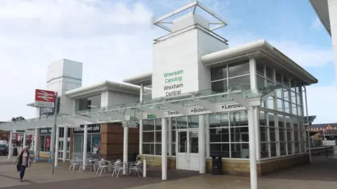 Roger Cornfoot  Wrexham Central railway station