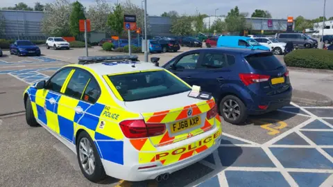 Derbyshire Police Illegal driver stopped