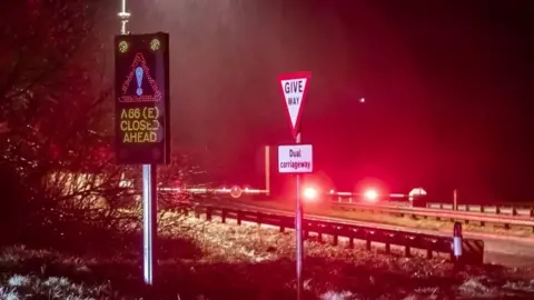 PA The A66 near Brough in Cumbria